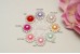 Bling C18 colored pearl, Flat Back, Pack of 5 (1.8 cm)  